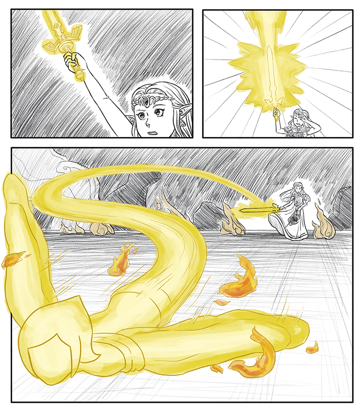 scribbly-z-raid:  Commission! It’s a companion comic for this commissioned comic