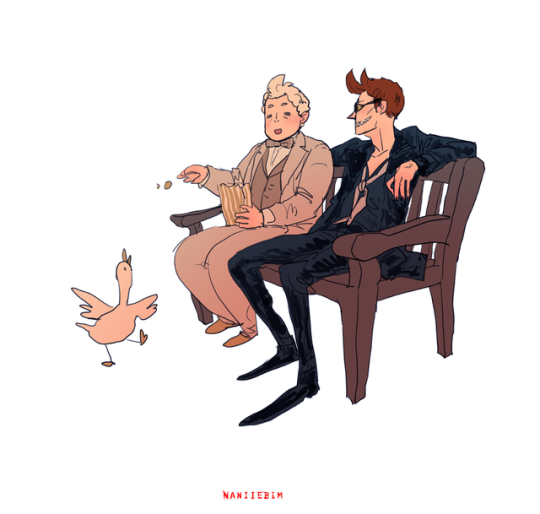 Post ArmageddOFF. The days AFTER the very last day of their lives. Retirement Crowley and Aziraphale. PLEASE DO NOT REPOST/...