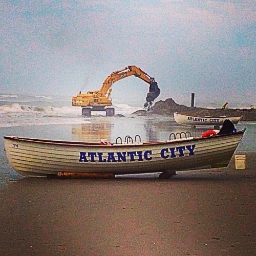 You always loved this place. #doac #atlanticcity #ac #nj #newjersey #beach #construction #memories #