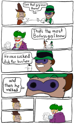 clowncrime: i told you @jdotcrane id do it credit to the original comic  dont know if this is a joke or a riddle lol XD