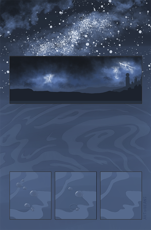 After the Water, Before the Storm(pages 1-3 of 12)Finished the first three pages!  More to come even