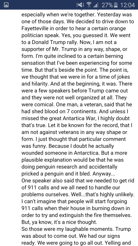 This is truly worth reading. These guys started out being playful, gradually had their eyes opened with the shock of reality: