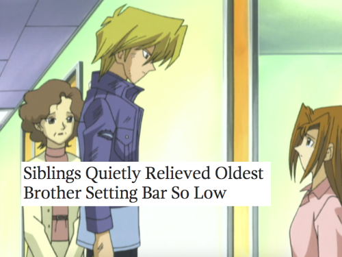 meggannn:  yugioh dm + onion headlines (7) 