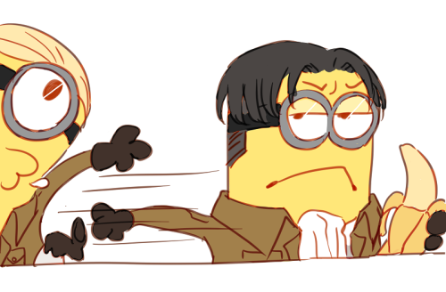 sushishishi-art:Shingeki no Banana~♥