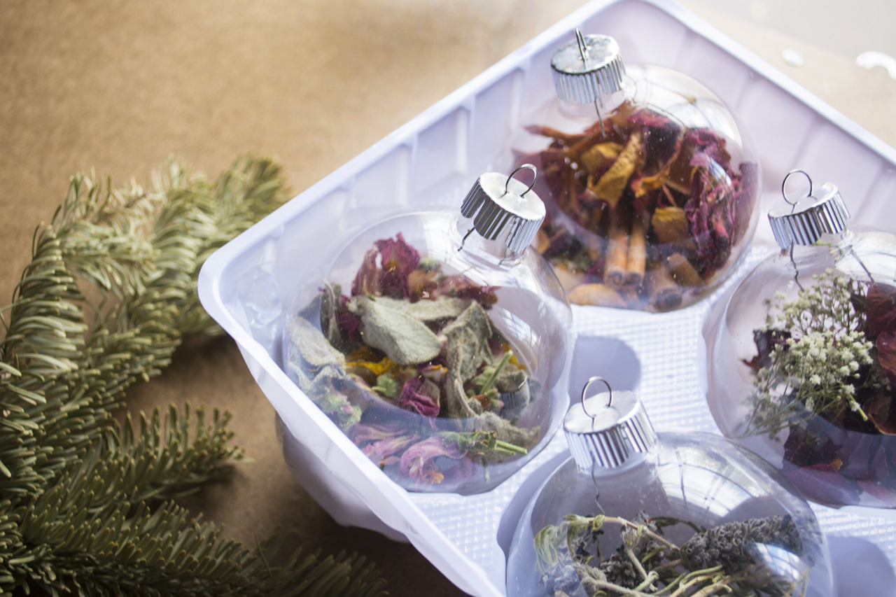 recreationalwitchcraft:  Holiday Witch Ball Ornaments What’s a more inconspicuous