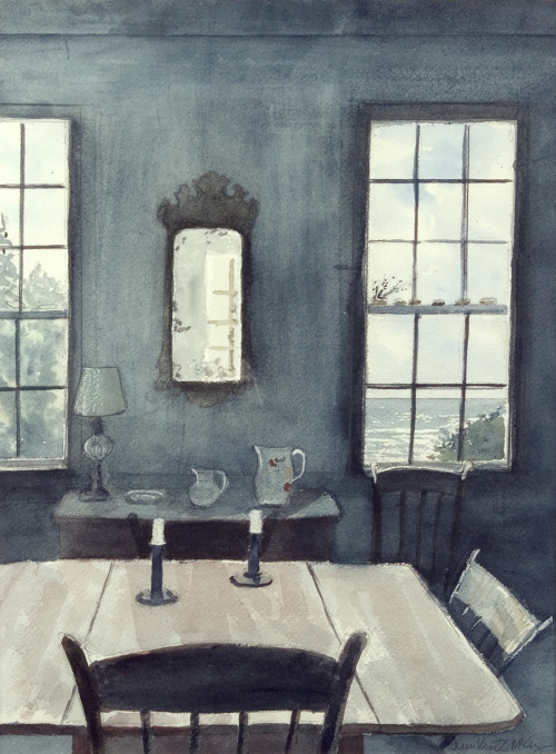 Decoy   -   Ann WyethAmerican  1915-2005watercolour