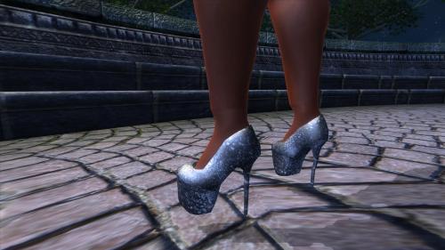 Tried my hand at creating some platform heel pumps. Love how...
