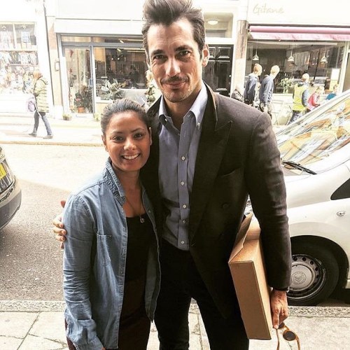 David Gandy &amp; a fan yesterday in London by davidgandyfr