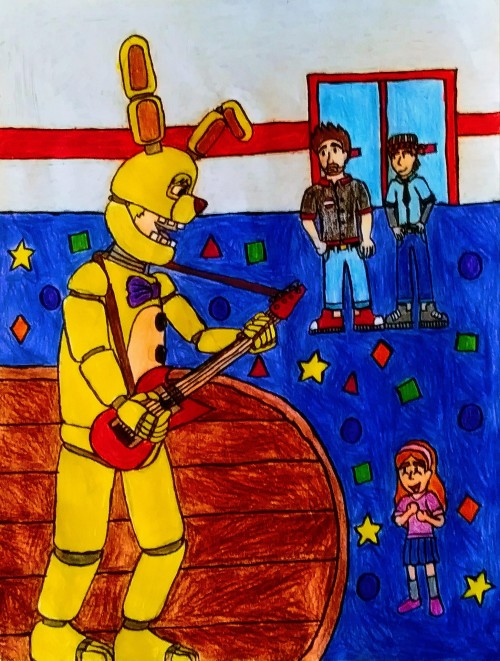 A scene from the second half of my project