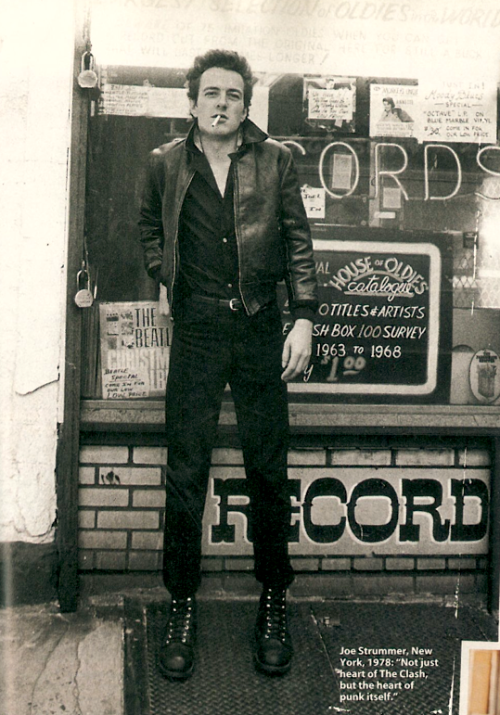 anachronic-soul:Joe Strummer, 1979 NYC