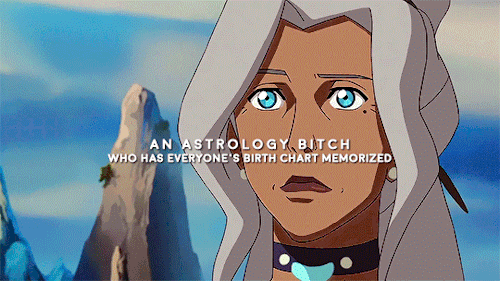 yuutta:insp. [Image description: Several gifs from The Legend of Korra. The first gif is text that s
