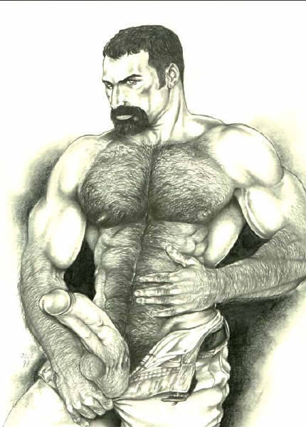gay-art-and-more:  And now the extremely hot art of Julius. Julius specialized in