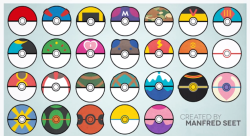 verysarcasticandhungry:jonathanjo: The 26 Pokeballs that you should know Sweet baby jesus this is am