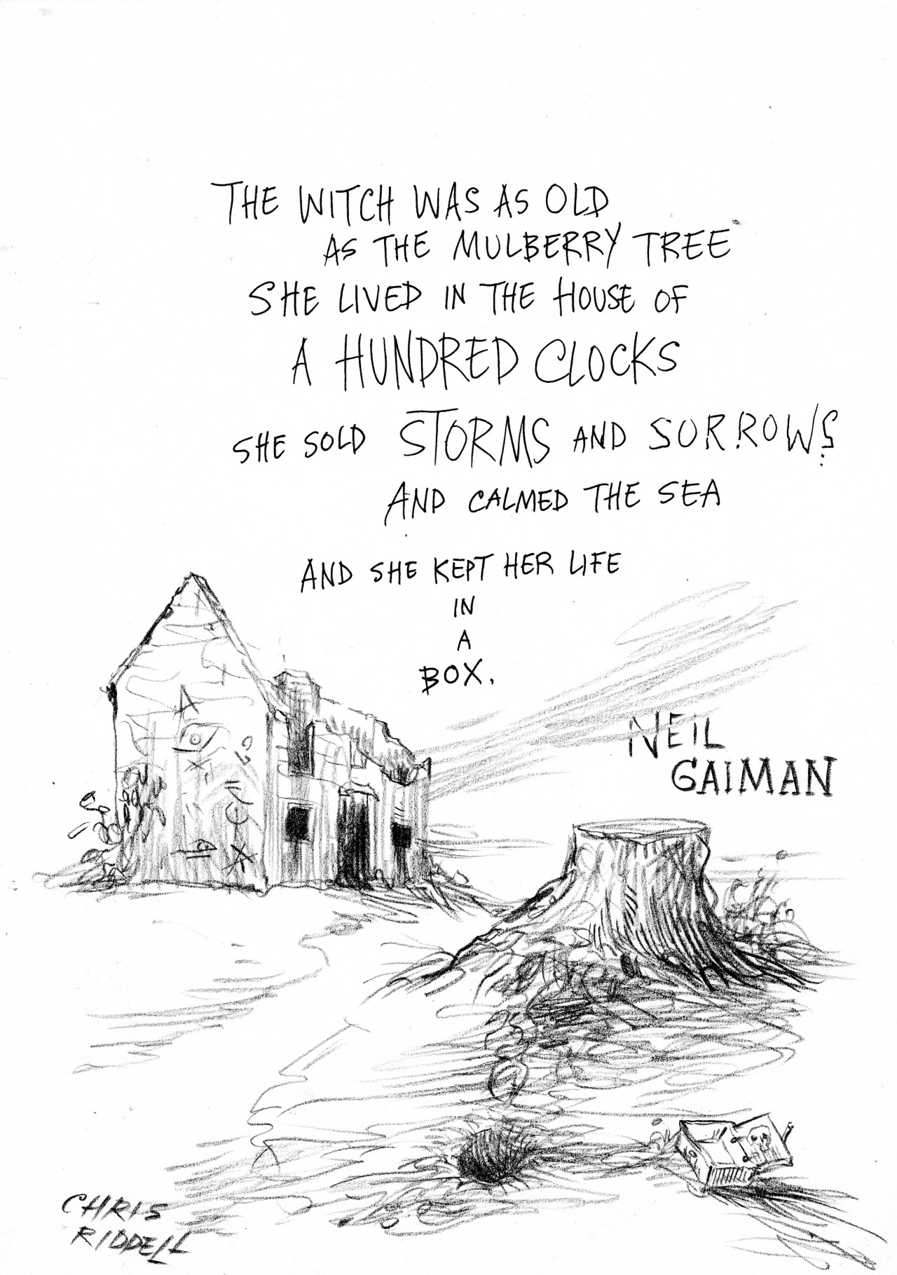 the-moon-tea-witch:  chrisriddellblog:  Witch Work by Neil Gaiman.  This is lovely