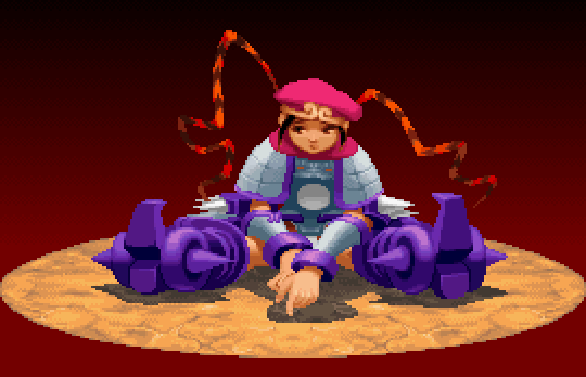 pixelclash:  finger - Red Earth (Capcom - arcade - 1996)   