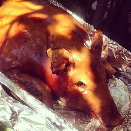 Ain&rsquo;t a celebration without lechon son! Vegans be missin out yo. #sorrynotsorry #lechon #celeb