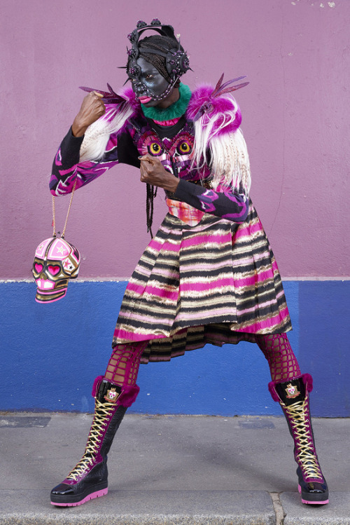 Porn photo global-fashions:  Debra Shaw - Manish Arora