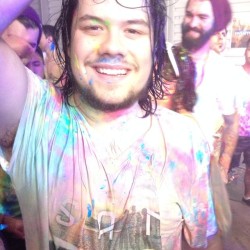 My Handsome Rainbow Man ❤️ #Ultraglow #Ultraglowmelbourne #Party #Paintparty