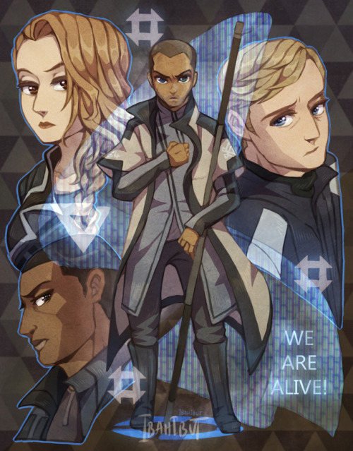 Art submissions for @detroit-become-human-fanzine