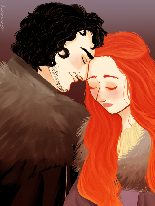 Jon and Sansa art trade for alexeithymia &lt;3