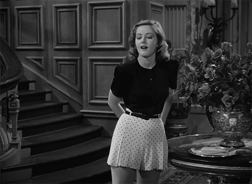 inthedarktrees: Martha Vickers & Humphrey Bogart | The Big Sleep lol