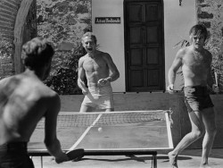 vintagesportspictures:  Paul Newman, Robert