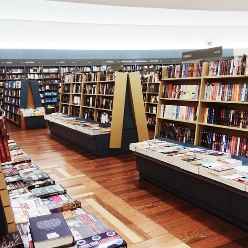 “I love walking into a bookstore. It’s like all my friends are sitting on shelves, wavin