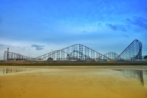 Blackpool Pleasure Beach . . . . . #themeparks #themepark #amusementpark #rollercoaster #rollercoast