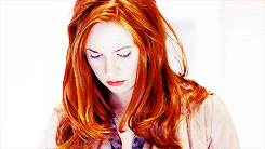 morganlindseys:  gif meme: amy pond + hair| asked by hookfire 