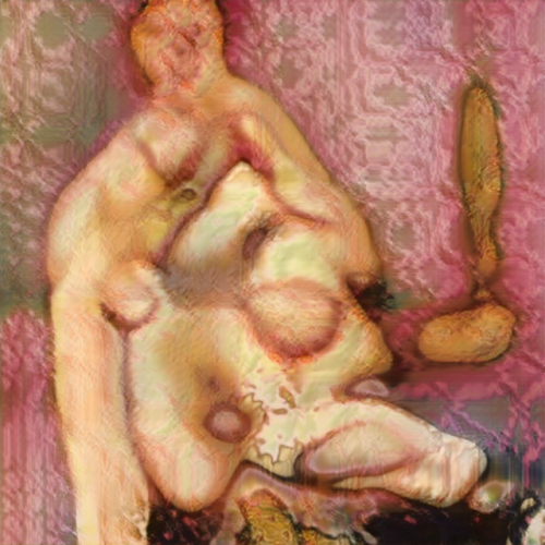 AI-generated nude paintings by Robbie Barrat