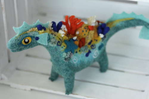 x03:  Dragons today on Mr. X Stitch! :)  See more here: http://www.mrxstitch.com/felter-skelter-here-be-needle-felted-dragons/