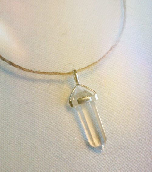 Handmade hemp rope stone pendant necklace บ   ū.50 shipping here 