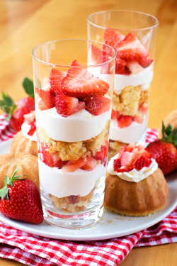 Foodffs:strawberry Shortcake Triflesreally Nice Recipes. Every Hour.  Yum!