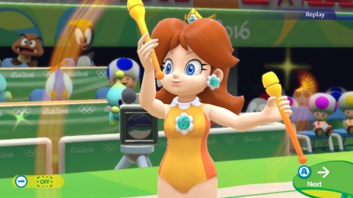 mario9919:  One the rare times we’ll ever get to see Peach’s, Daisy’s and Rosalina’s wonderful figures.   trifecta  of cuties <3 <3 <3