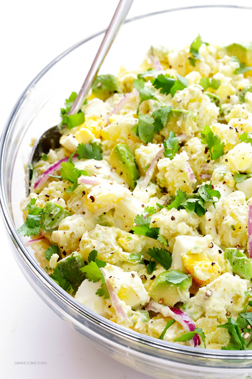 foodffs:  AVOCADO POTATO SALADReally nice recipes. Every hour.Show me what you cooked!