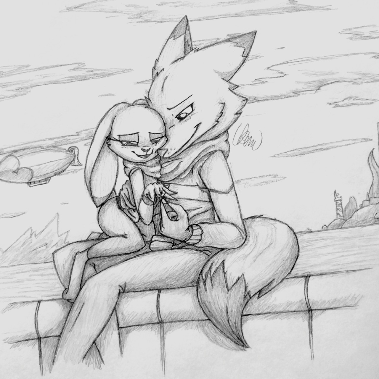 foxfacetiousartsnsketches:http://foxfacetious.deviantart.com/art/Nick-and-Judy-happier-together-597050978&lt;3