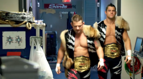 skyjane85:  The Wolves(Davey Richards & Eddie Edwards) headed to the ring (taken from Spike Tv’s website..credit goes to them for the video) gradosgirl ishipmcnozzo 