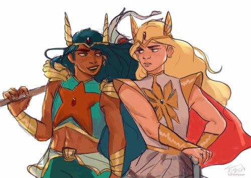 kureenbean:Sea-Ra and She-ra, a wonderful duo