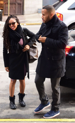 soph-okonedo:  Meagan Good and DeVon Franklin