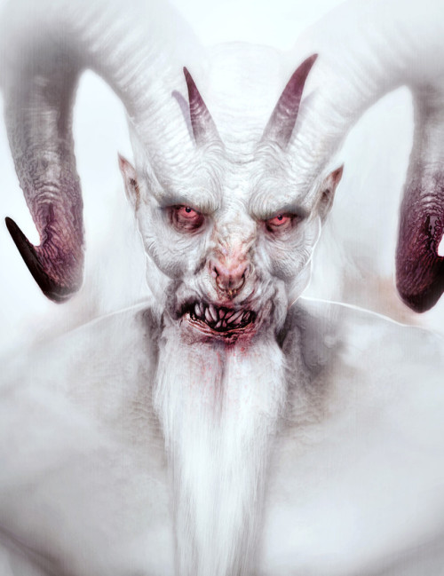mikmak-danish-berserker-blog:Krampus by Amro Attia
