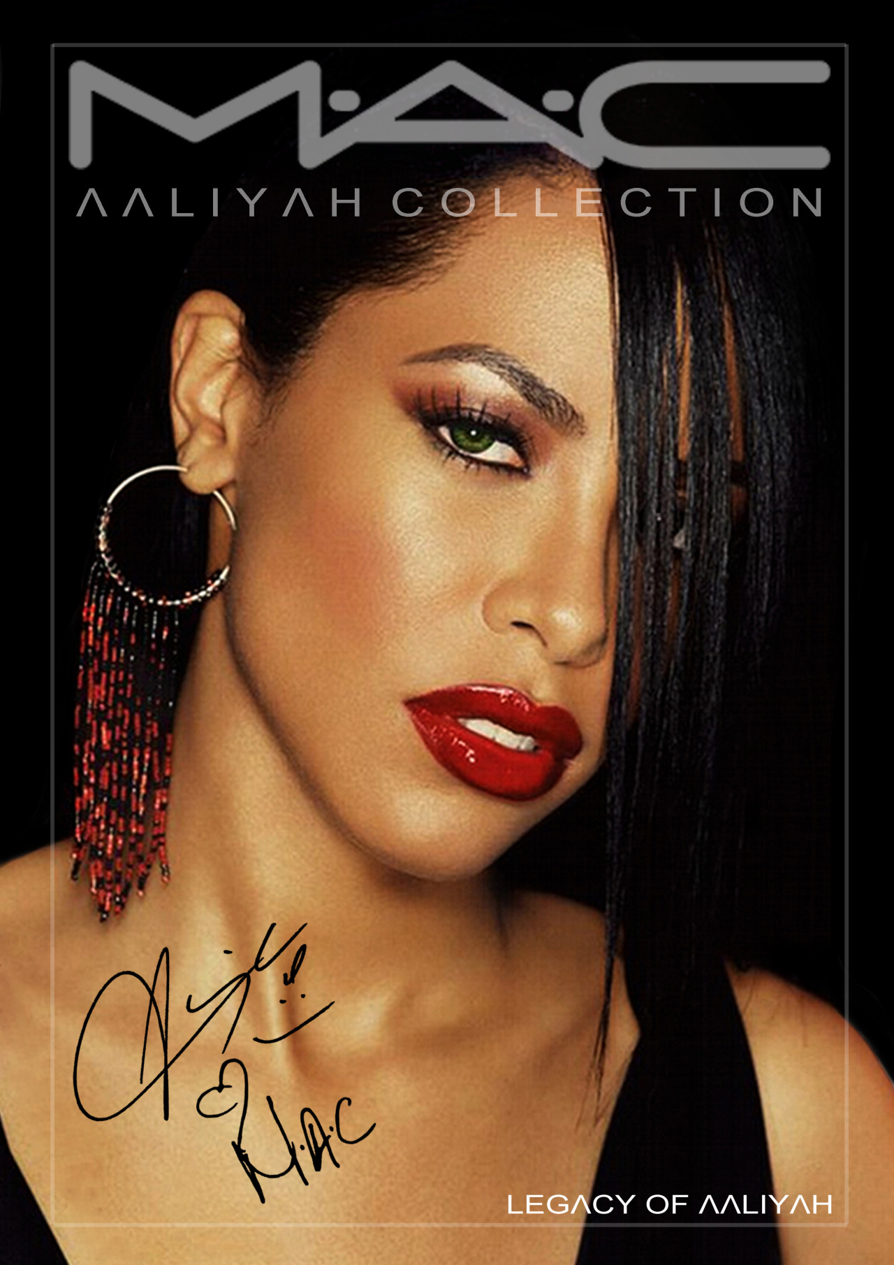 AALIYAH Haughton Authentic RARE Autograph CD cover Signed Romeo Must D –