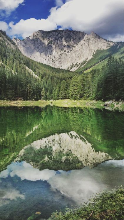 Grüner See, Austria.Photo taken by me. 