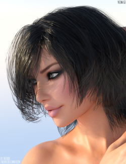 thedude3dx:  Working on Yelena’s G3 iteration. I think she came out looking beautifully, but more importantly than that I wanted to go back to a hairstyle I had originally envisioned for her but could never make work on V4, which is the hairstyle you