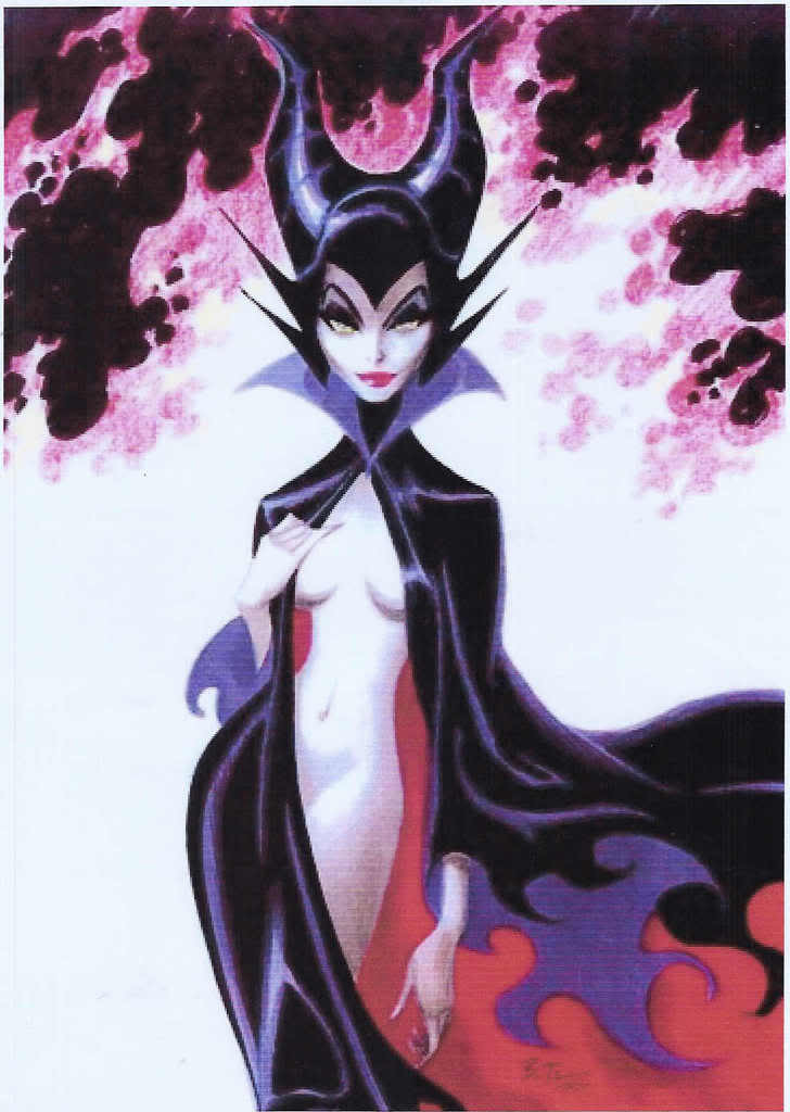 neronovasart:  cooketimm:  Maleficent by Bruce Timm  Timm you are a god amongst men