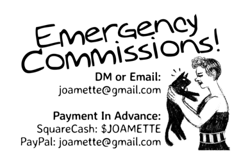 joamettegil: I’m open for commissions! DM or email (joamette@gmail.com) me with the full details of 