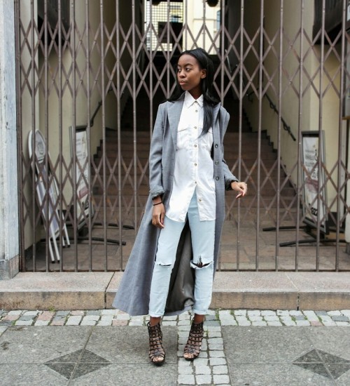 XXX lookbookdotnu:GREY COAT (by Sylvie Mus) photo