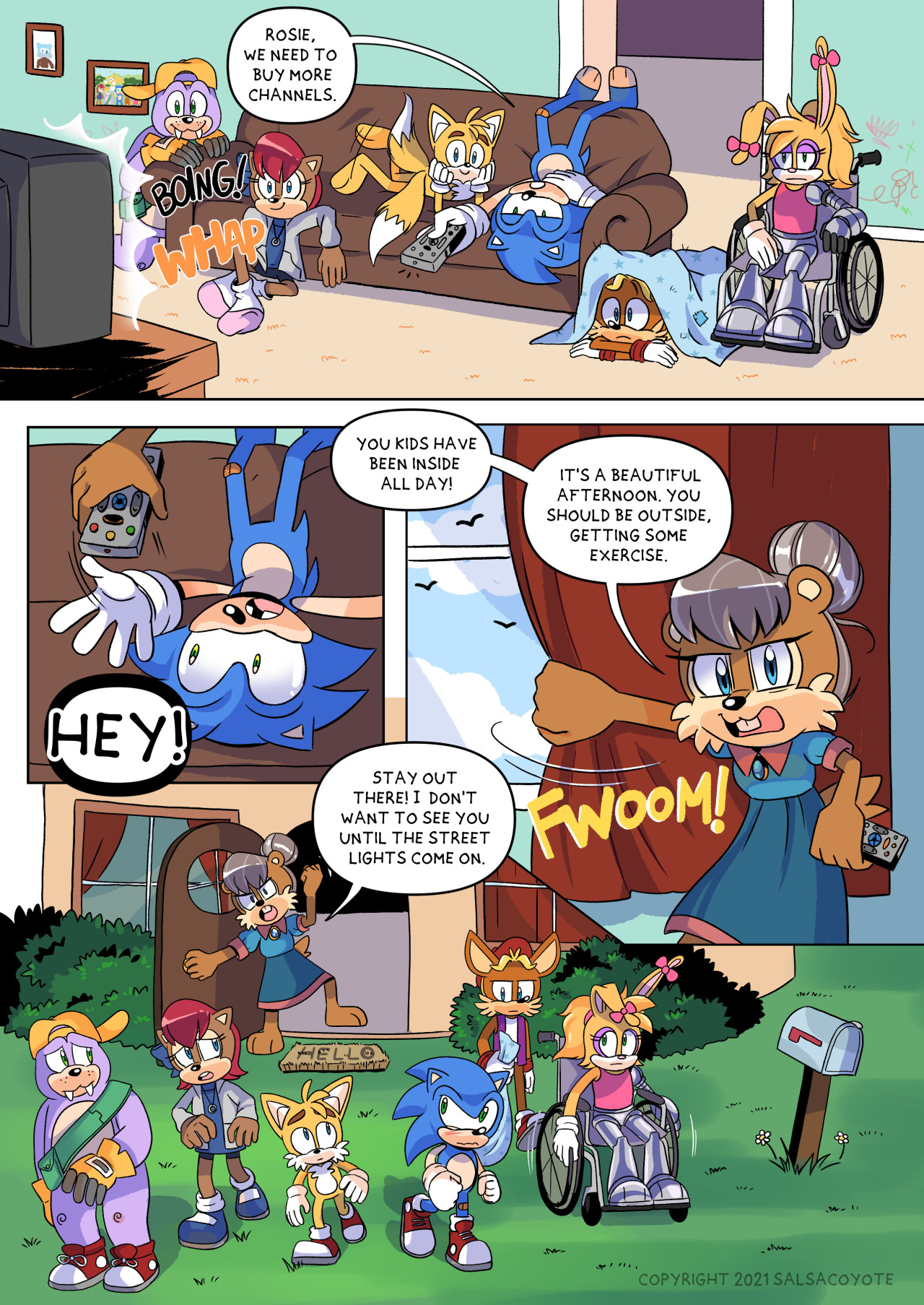 Sonic's Family by Bluestarpost -- Fur Affinity [dot] net