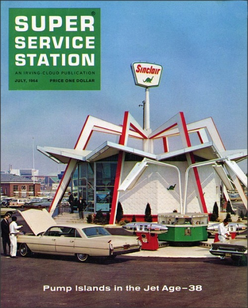 Jet Age Gas Pumps, 1964Roadsidepictures