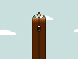 thatmetticguy:  the game made me climb up this snake eater style giant rope that took me like 3-5 minutes and when i got to the top i got this, and now i need to climb down  This was also in the other lisa game, I hope the music for this part is also