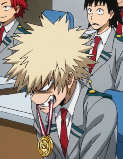 unoutan:  OKAY, it’s so weird seeing Bakugou Katsuki wearing a tie…but how the hell did Deku STILL MANAGE TO TIE HIS OWN UNIQUE MESSED UP TIE LIKE THAT WITH TWO MESSED UP ARMS? Such a baffling pair of troublesome childhood friends we got here.